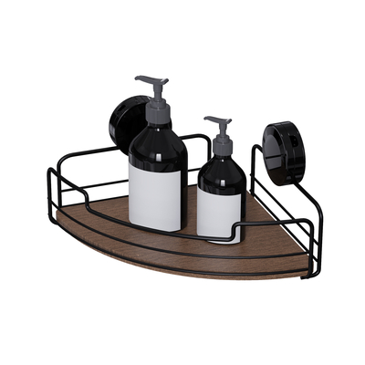 kaufen Metall-Badezimmer-Organisator Wandmontierte Duschkarre mit Saugbecher und funktionelles Design Online-Herstellung