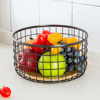 kaufen Modernes Design Küchenorganisierer Eisen Drahtkorb zum Aufbewahren von Sundries Schreibtisch Online-Herstellung