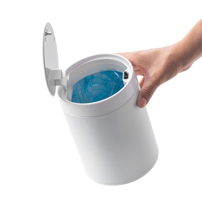 kaufen 1.5L Edelstahl Desktop Mini Mülltonn mit Druck offenen Deckel Raum Raum Auswahl Online-Herstellung