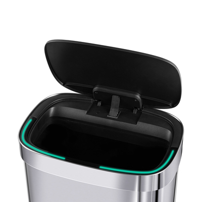 kaufen Rechteckige Haushalts-Smart-Sensor-Fächer Induktionsart automatischer Mülleimer Online-Herstellung