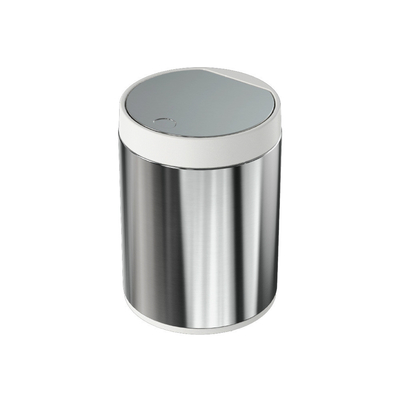 kaufen Unterstützung Raum Raum Auswahl 1.5L OEM Edelstahl Desktop Mini Mülltonn mit Druck öffnen Online-Herstellung