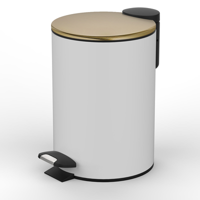 kaufen 3L/5L/8L/12L/20L/30L runder Mülleimer aus Edelstahl mit Fußpedal und Rolldeckel Nachhaltige Entsorgungslösung Online-Herstellung