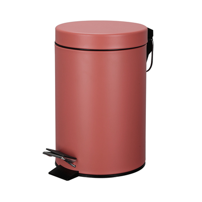 kaufen 3L/5L/8L/12L/20L/30L SS Runder Mülleimer aus Edelstahl Rollende Abdeckung Fußpedalbehälter Ideal für Heim- oder Gewerbebetriebe Online-Herstellung