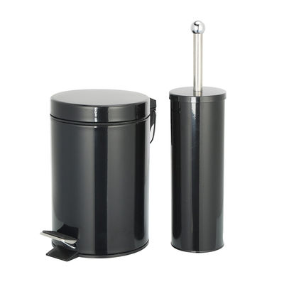 kaufen Rollende Abdeckung Typ SS Runder Mülleimer mit Fußpedal Edelstahl Müllcontainer 3L/5L/8L/12L/20L/30L Kapazität RUNDE Form Online-Herstellung