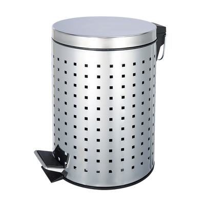 kaufen 3L/5L/8L/12L/20L/30L Edelstahl Fußpedalbehälter mit Rolldeckel Online-Herstellung