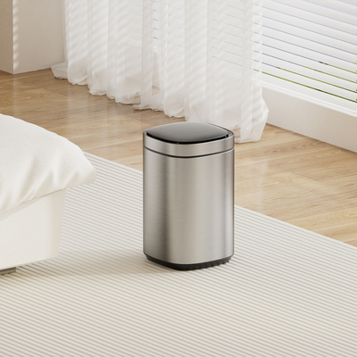 kaufen Wohnzimmer 20L Satin Edelstahl Smart Sensor Automatischer Mülleimer für den Haushalt mit fortschrittlicher Technologie Online-Herstellung