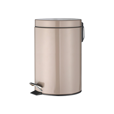 kaufen Rollende Abdeckung Typ 3L / 5L / 8L / 12L / 20L / 30L SS Rundmülltonner für Hausgenuss Edelstahl Fußpedal Mülltonner Online-Herstellung