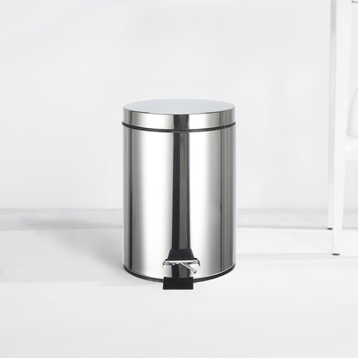 kaufen Rollende Abdeckung Fußpedal Behälter Edelstahl Müllcontainer in 3L/5L/8L/12L/20L/30L Größen für moderne und hygienische Abfallentsorgung Online-Herstellung