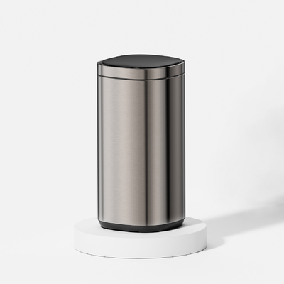 kaufen Stromversorgung Batterie Betrieben 30L Edelstahl Smart Sensor Mülleimer mit Satin Veredelung und automatische Öffnung Online-Herstellung