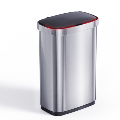 kaufen Nachhaltige, batteriebetriebene Infrarot-Sensoren-Müllbehälter für berührungslose und hygienische Küchenmüllentsorgung Online-Herstellung