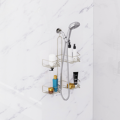 kaufen Dusch-Caddy Hängender Badezimmer-Organisator Duschregal für die Innenseite Dusche ohne Bohrständer Über Duschkopf Badezimmer-Rack Online-Herstellung