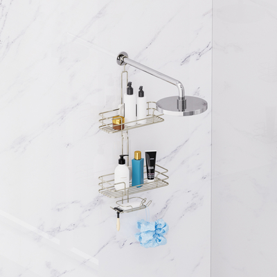 kaufen Regelmäßige Dusche Caddy Hängende Bad Duschkopf Regal Organisator Duschregal für Innen Dusche Keine Bohrung Regal über Online-Herstellung