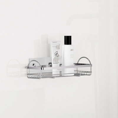 kaufen Edelstahl Einfach zu installieren Wandgebundene Dusche Caddy Platz spart Organisator Regal für Bad Dusche Organisatoren Online-Herstellung