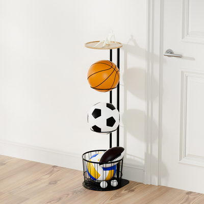kaufen Multifunktionaler Veranda-Organisator für den Haushalt Hinter der Tür Sportgeräte Lagerrack Ballrack Online-Herstellung