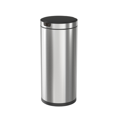 kaufen Automatischer Müllcontainer Runde Bewegungssensor Müllcontainer Haushaltssensor Behälter Edelstahl Müllcontainer Online-Herstellung