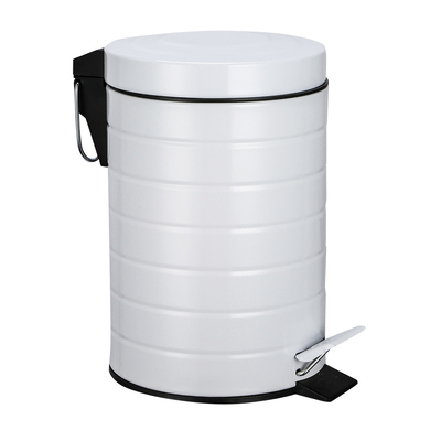 kaufen Edelstahl-Rollende Abdeckung Staubbehälter für nachhaltige Abfallentsorgung 3L/5L/8L/12L/20L/30L Rundmüllcontainer Online-Herstellung
