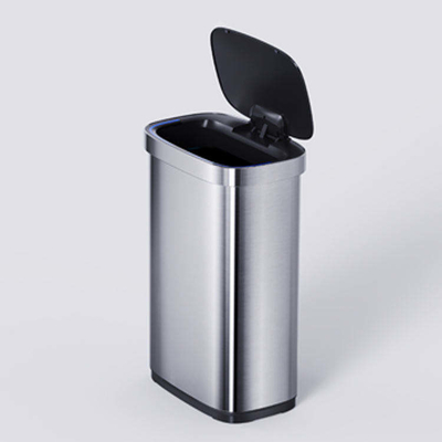Stahl-Smart Sensor Behälter Haushalt Rechteck Induktion Typ automatischer Mülleimer