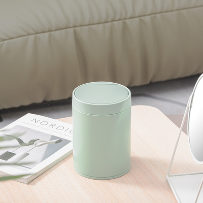 1.5L Stahl Desktop Mini Touch Müllcontainer Mülltonn für nachhaltigen Büromüll