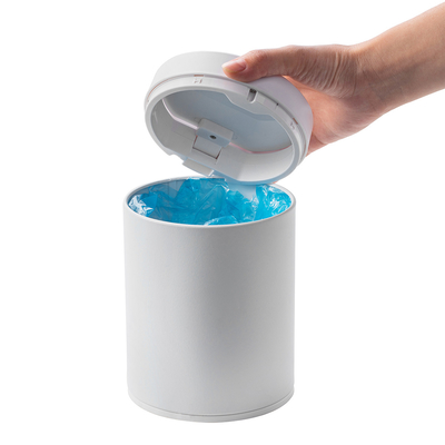 3L Edelstahl-Desktop Mini-Müllkorb mit Press-Offenen Unterstützung Raum Raum Auswahl