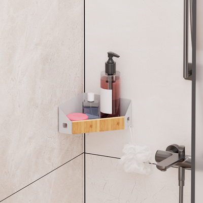 Einer Stufe Haushalt Bad Caddy Organisator, Ecke Dusche Lagerrack