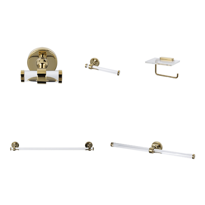 5 Stück Badezimmerzubehör Set Wandmontierte Badezimmer Hardware Set
