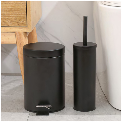 Rollende Abdeckung Typ 3L/5L/8L/12L/20L/30L SS Runder Mülleimer Fußpedal Mülleimer aus Edelstahl für Zuhause