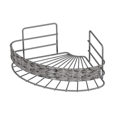 Keine Bohrmaschine Wandmontierte Badezimmer-Speicherregal WOLVEN KORBET Eisendraht Organisator PS Box Dusch-Caddy