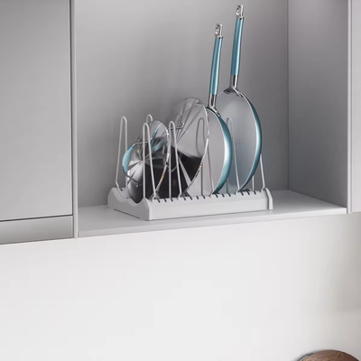 DISTANT MOUNTAINS-Serie Klappbare Küchenorganisator Erweiterbare Topfdeckel Halter Pfannhalter